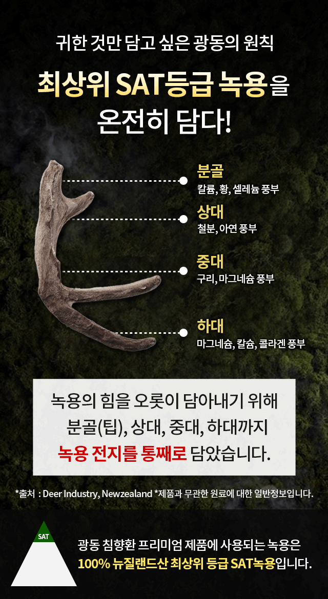 광동침향환 프리미엄 최상위 SAT등급 녹용